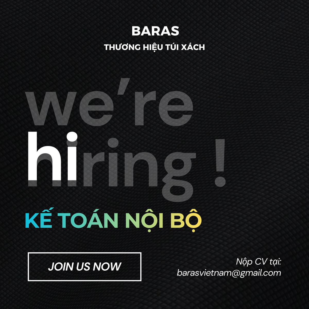 TUYỂN DỤNG KẾ TOÁN NỘI BỘ