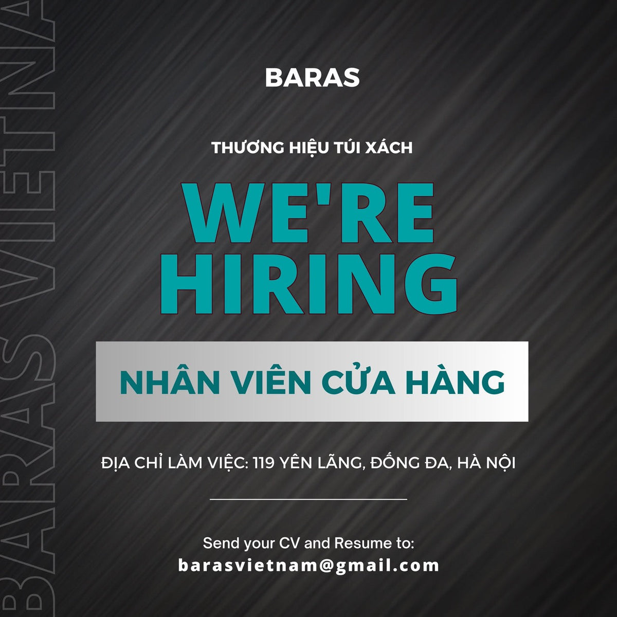 TUYỂN DỤNG NHÂN VIÊN BÁN HÀNG - HÀ NỘI