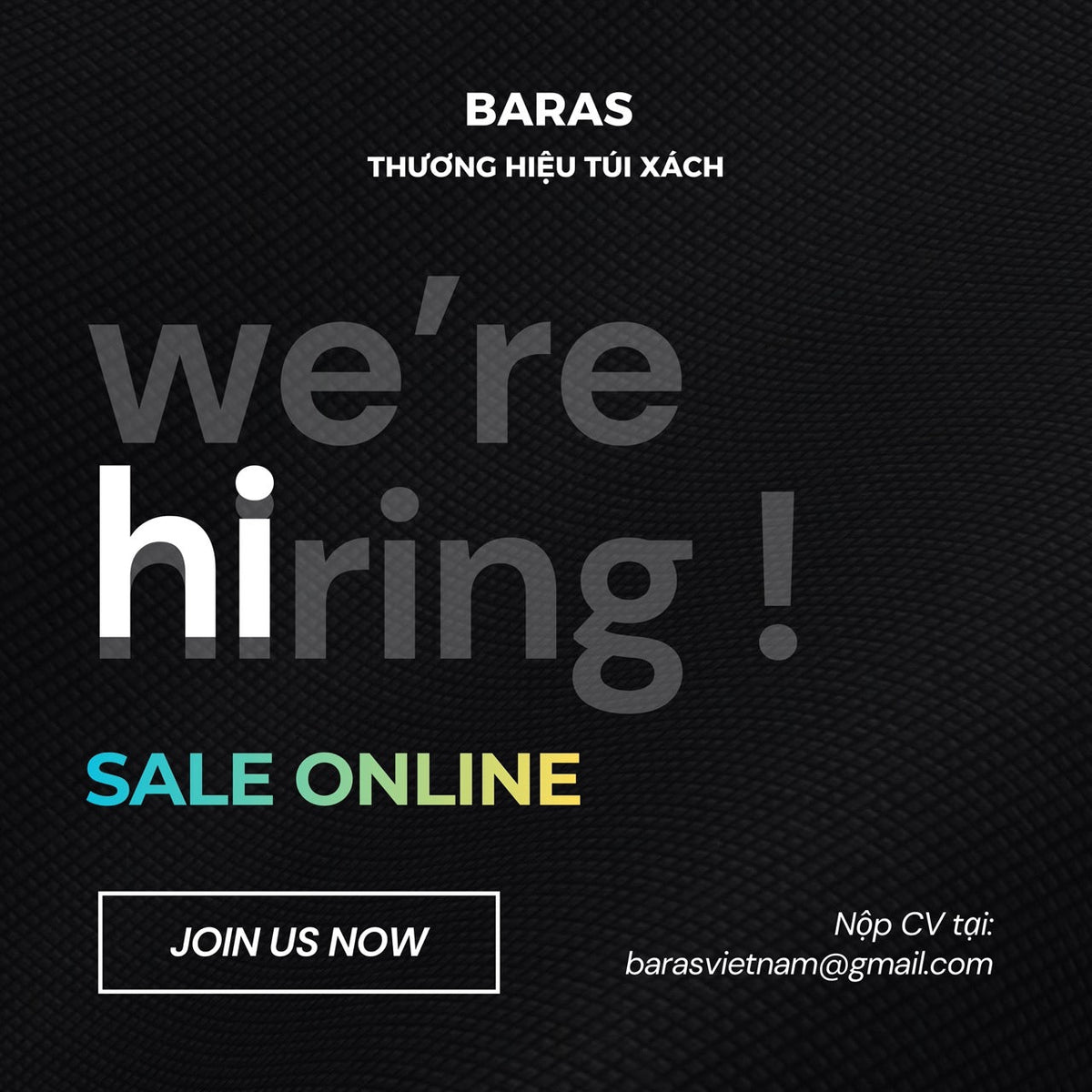 TUYỂN DỤNG SALE ONLINE - HỒ CHÍ MINH