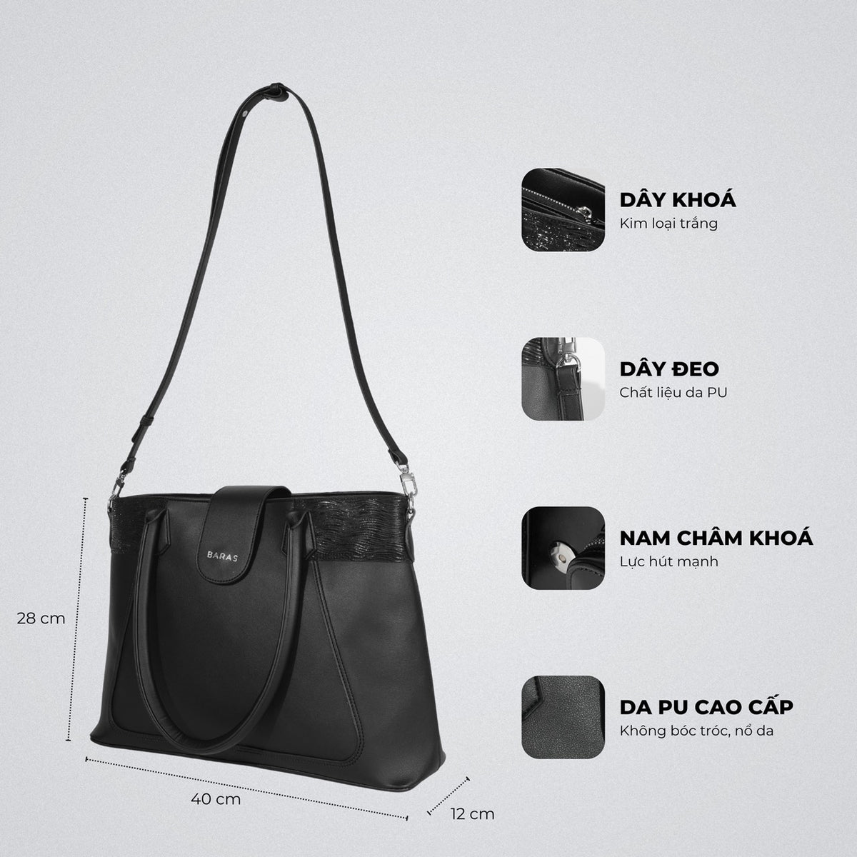 Túi xách da văn phòng nữ Melora Handbag-thumbmail-4