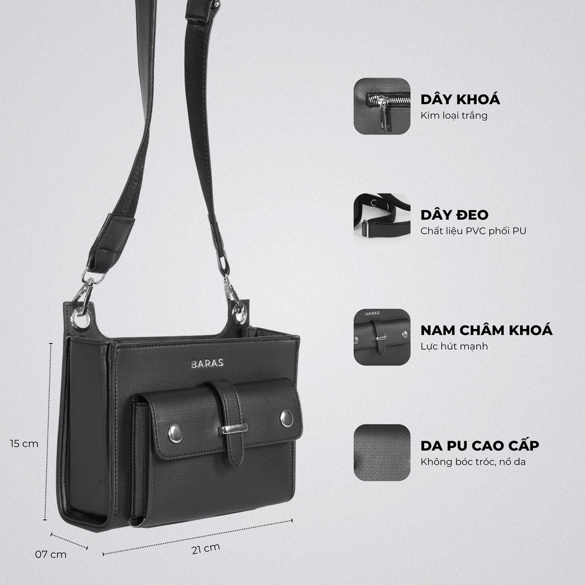 Túi đeo chéo da nam Damaris Bag-thumbmail-5