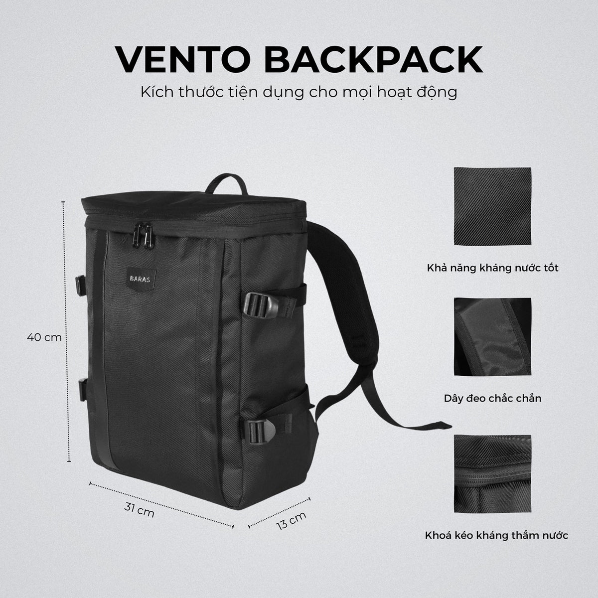 Balo thời trang Vento Backpack