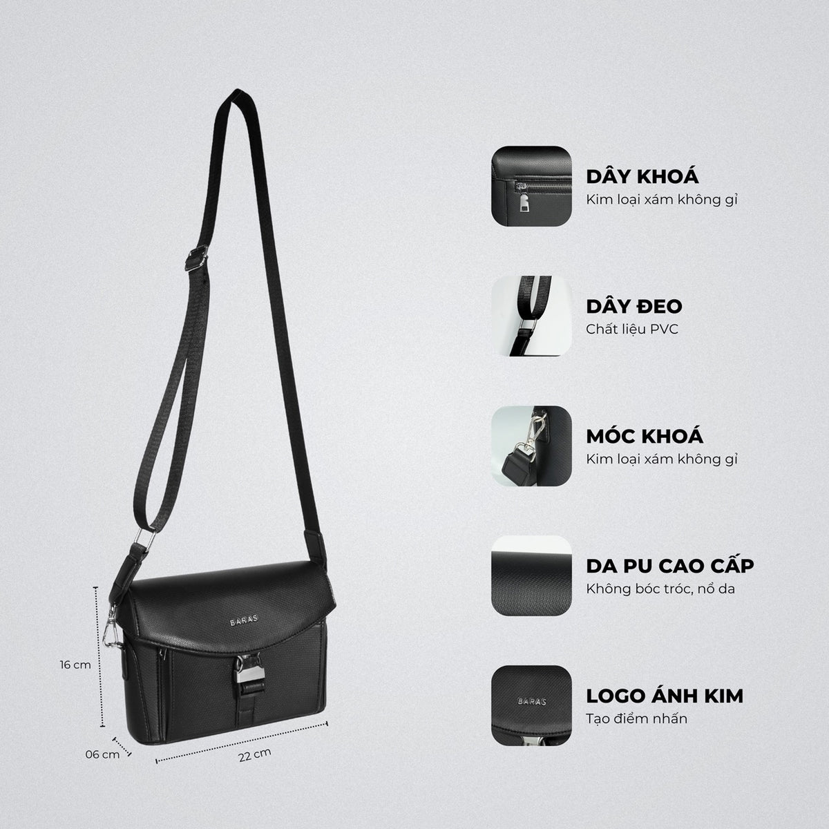 Túi đeo chéo da nam Samba Bag-thumbmail-2