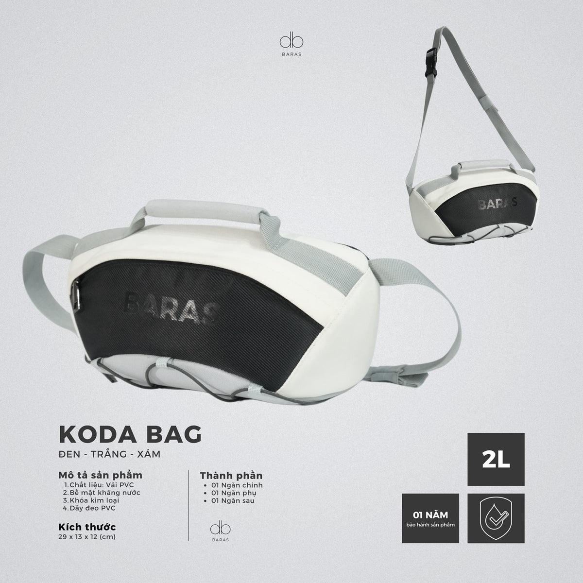 Túi bao tử đeo chéo nam Koda Bag-thumbmail-3