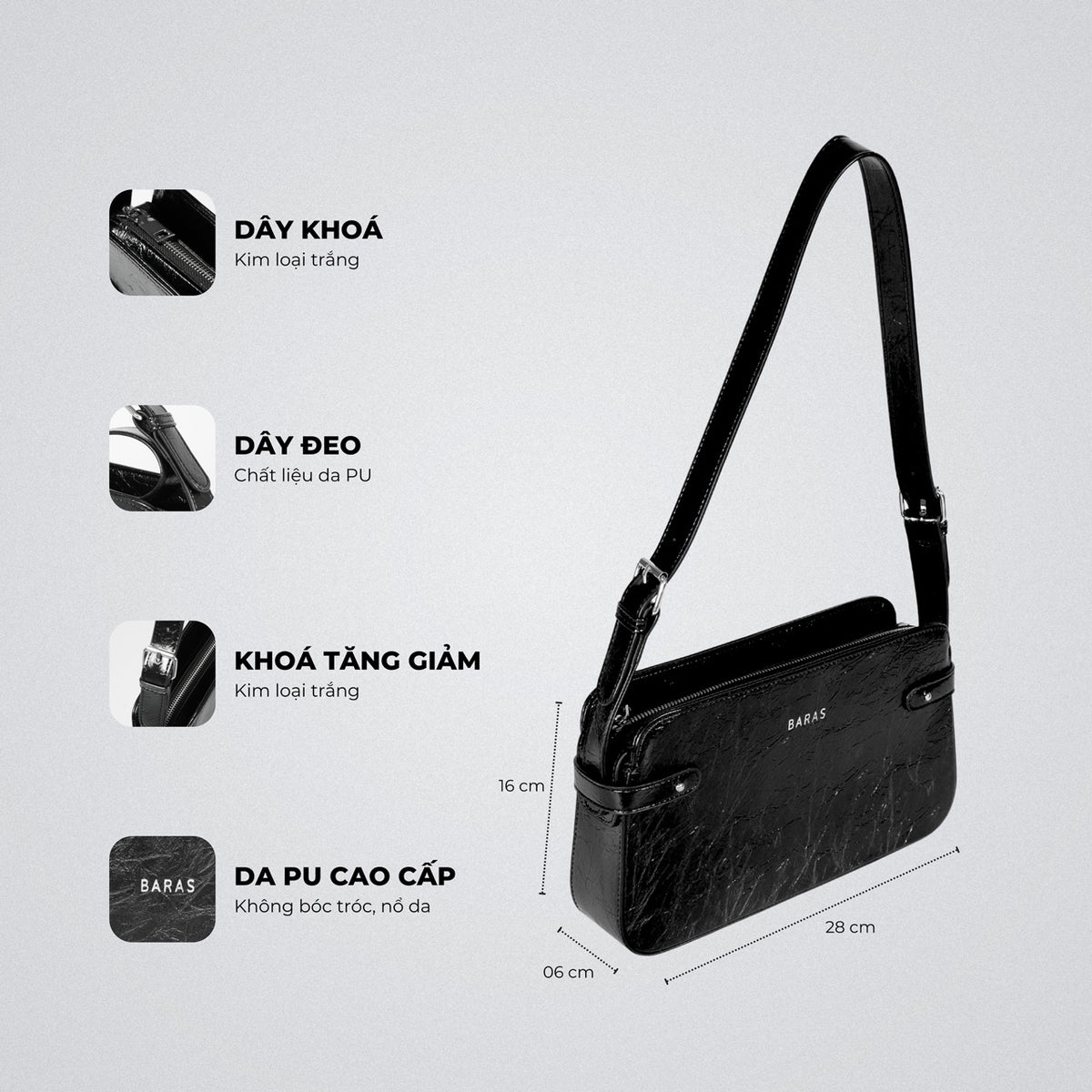 Túi xách da nữ Tango Handbag-thumbmail-6