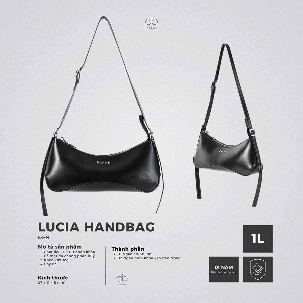 Túi xách da nữ Lucia Handbag