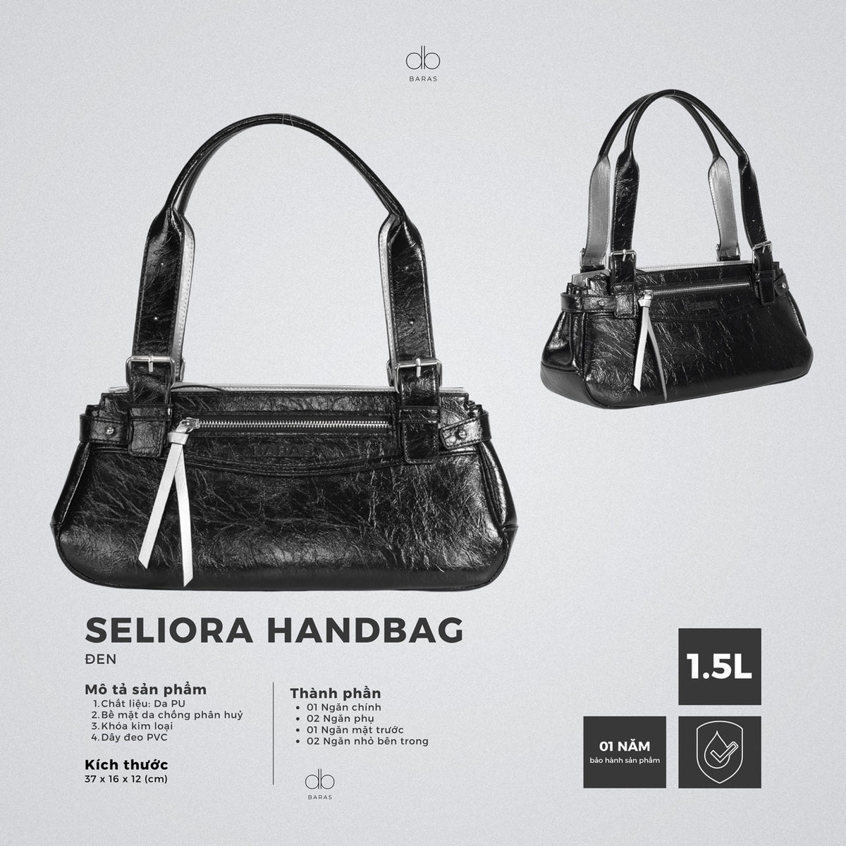 Túi xách da nữ Seliora Handbag