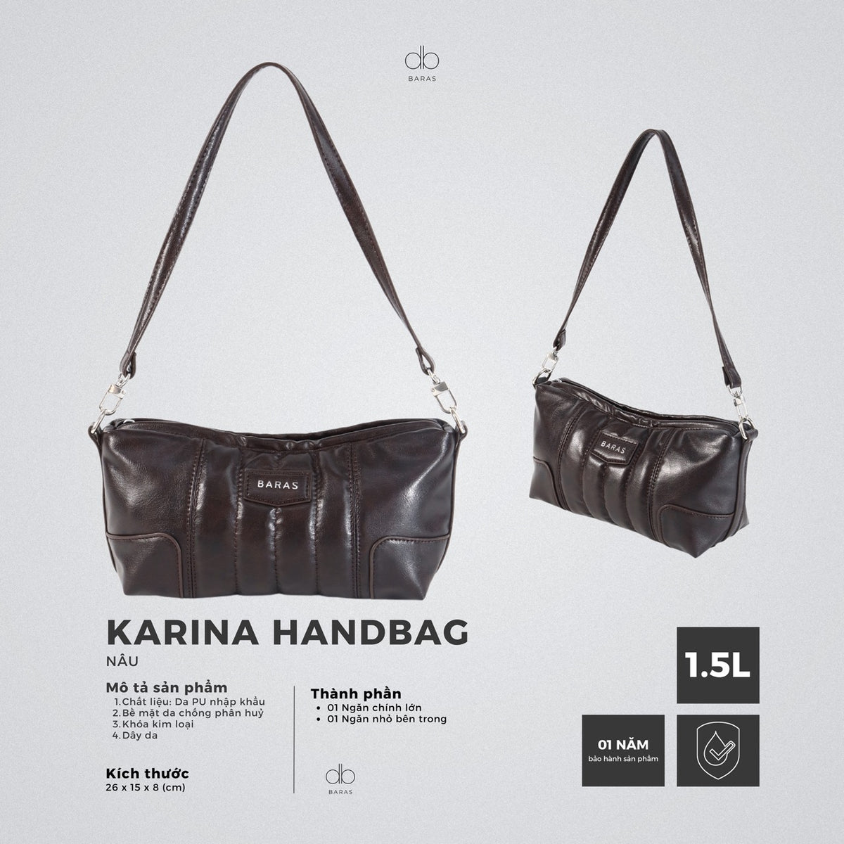Túi xách da nữ Karina Handbag
