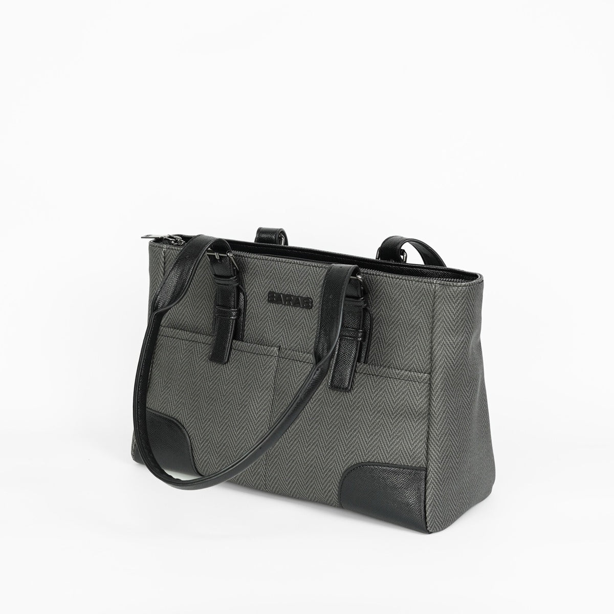 Túi xách da nữ Venessa Handbag - màu Xám-thumbmail-2