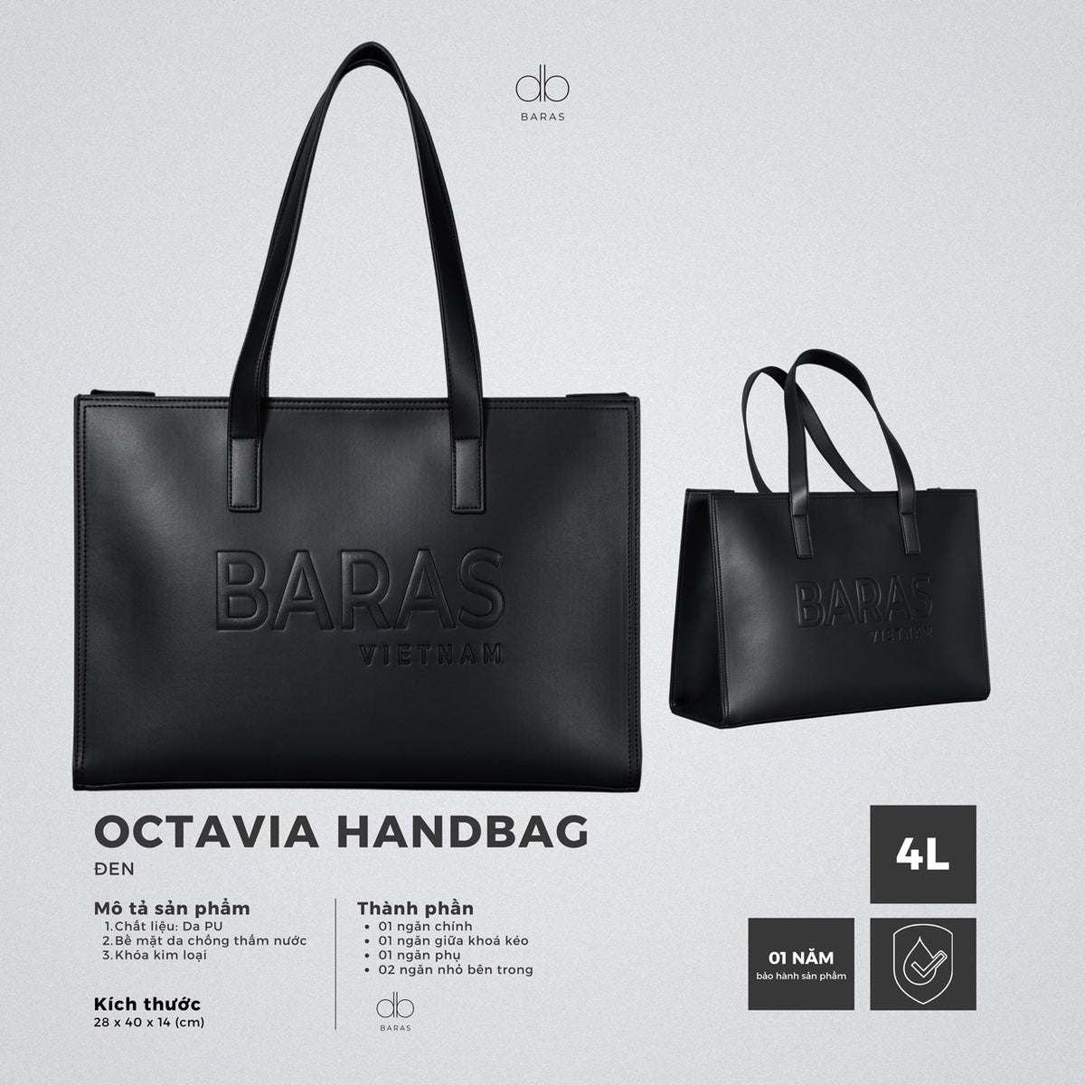 Túi xách da nữ Octavia Handbag