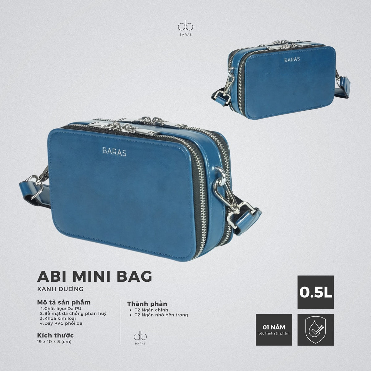 Túi Đeo Chéo Da  Abi Mini Bag – BARAS-thumbmail-3
