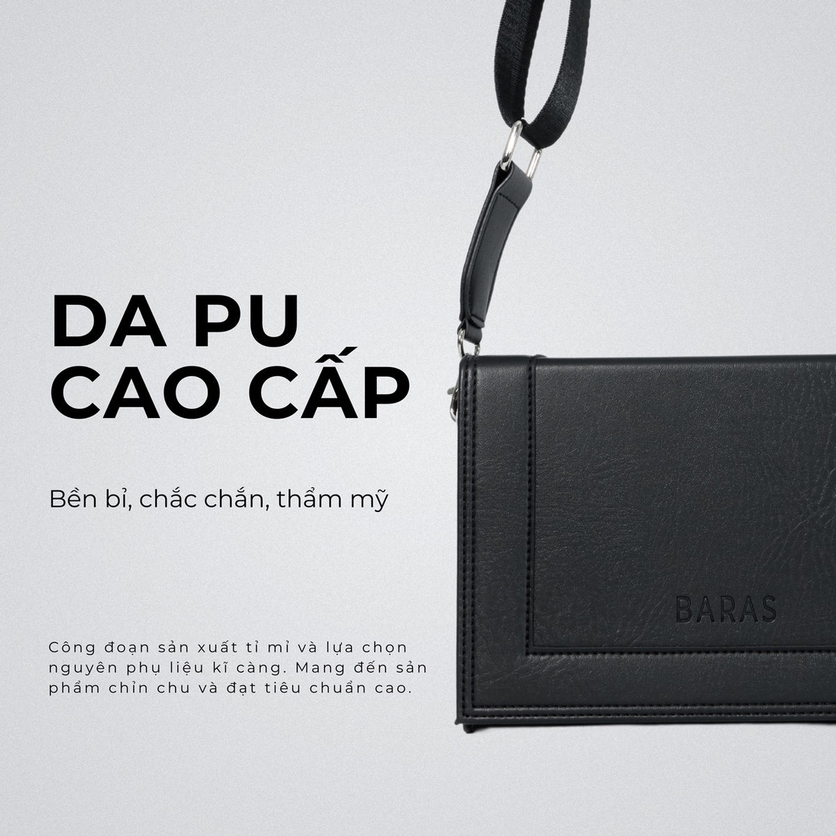 Túi đeo chéo nam Murphy Bag - màu Đen-thumbmail-2