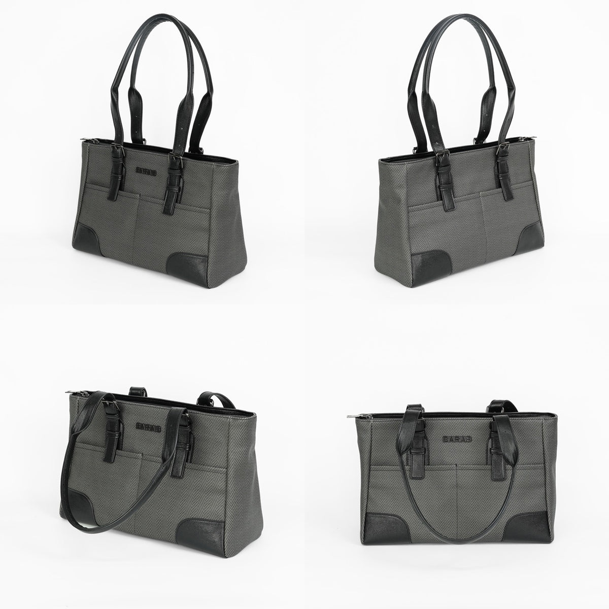 Túi xách da nữ Venessa Handbag - màu Xám-thumbmail-5