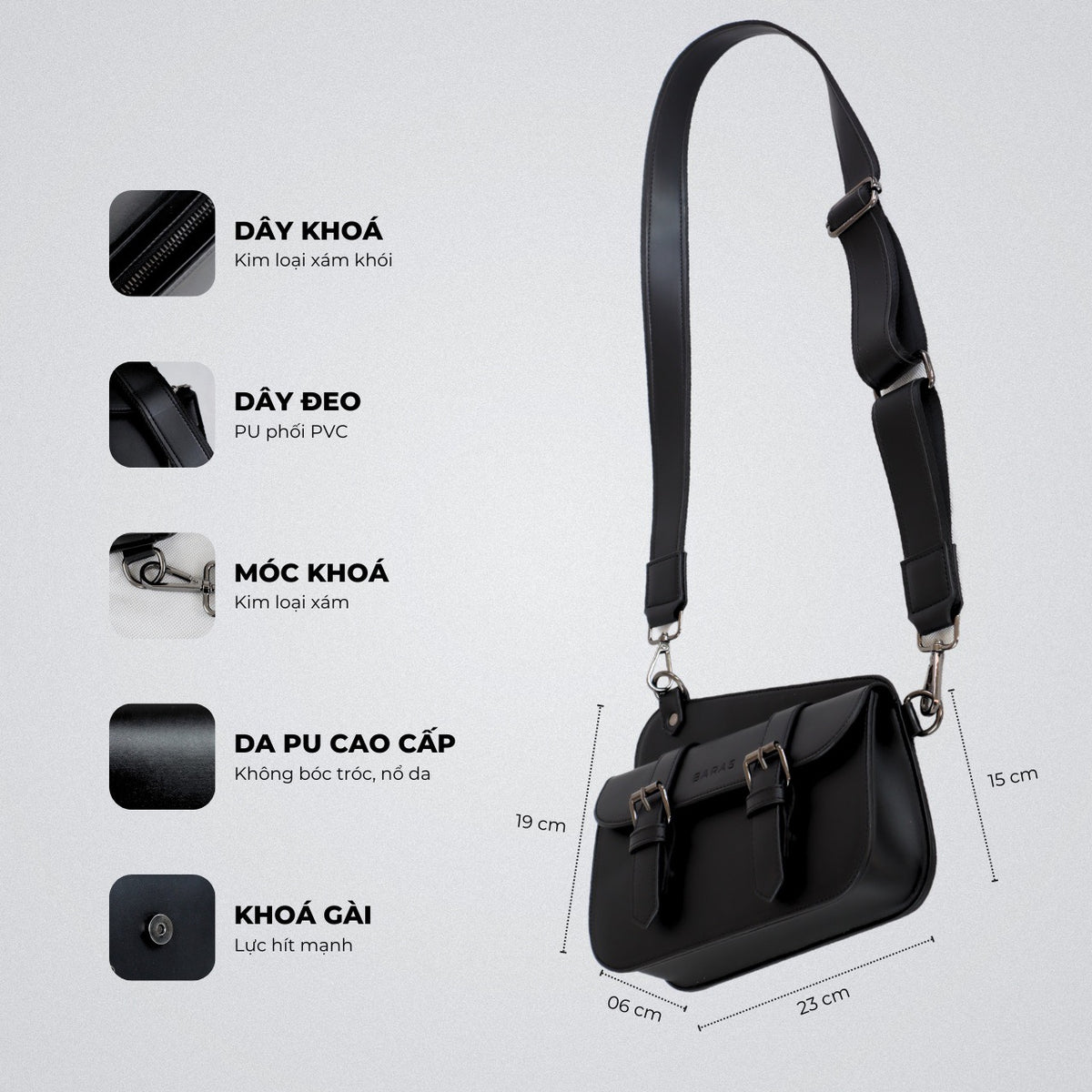 Túi đeo chéo da nam Fox Bag-thumbmail-3