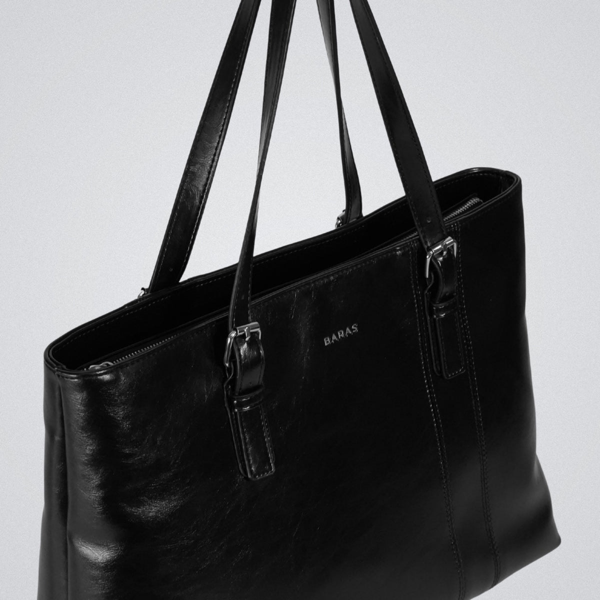 Túi xách da nữ Elara Handbag - màu Đen-thumbmail-5